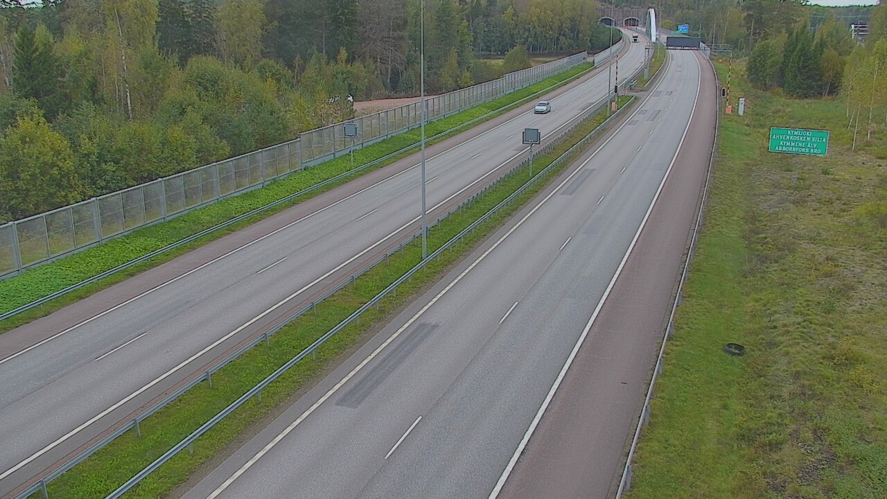Kelikamerat Kuva Tie 7 Pyhtää Markkinamäki, puomi, itä, Pyhtää, Kymenlaakso