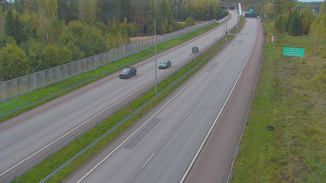 Kelikamerat Kuva Tie 7 Pyhtää Markkinamäki, puomi, itä, Pyhtää, Kymenlaakso