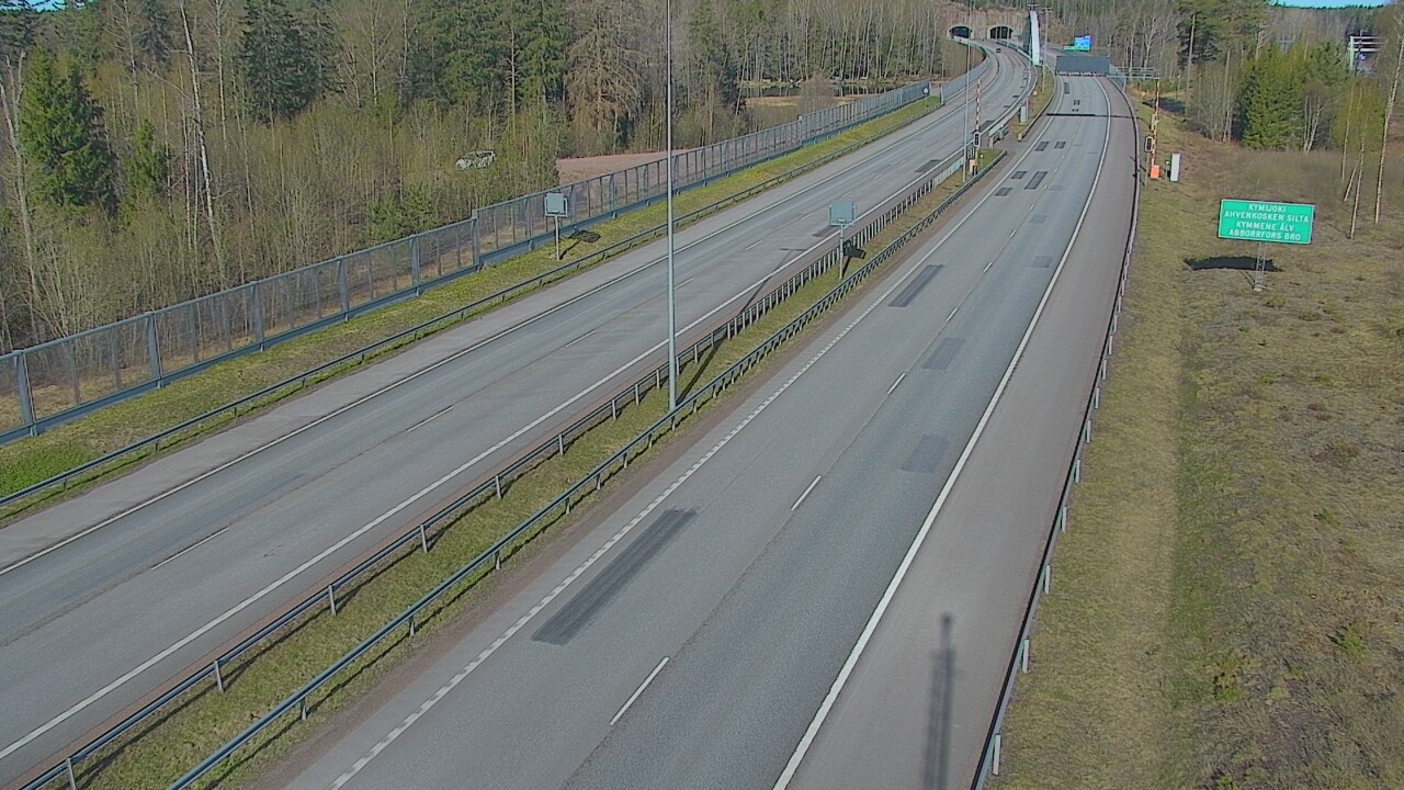 Kelikamerat Kuva Tie 7 Pyhtää Markkinamäki, puomi, itä, Pyhtää, Kymenlaakso