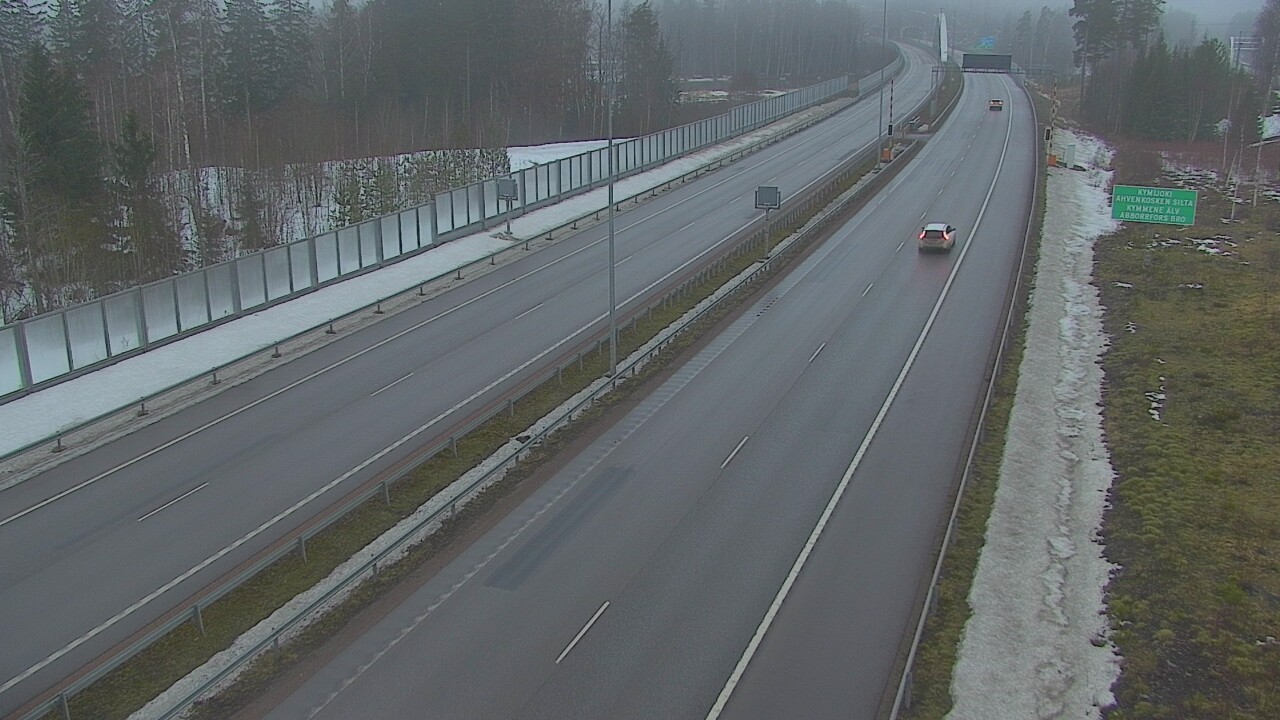 Kelikamerat Kuva Tie 7 Pyhtää Markkinamäki, puomi, itä, Pyhtää, Kymenlaakso