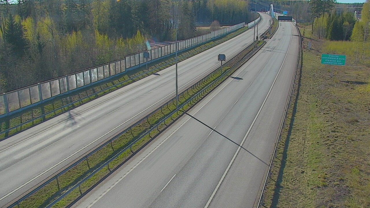 Kelikamerat Kuva Tie 7 Pyhtää Markkinamäki, puomi, itä, Pyhtää, Kymenlaakso