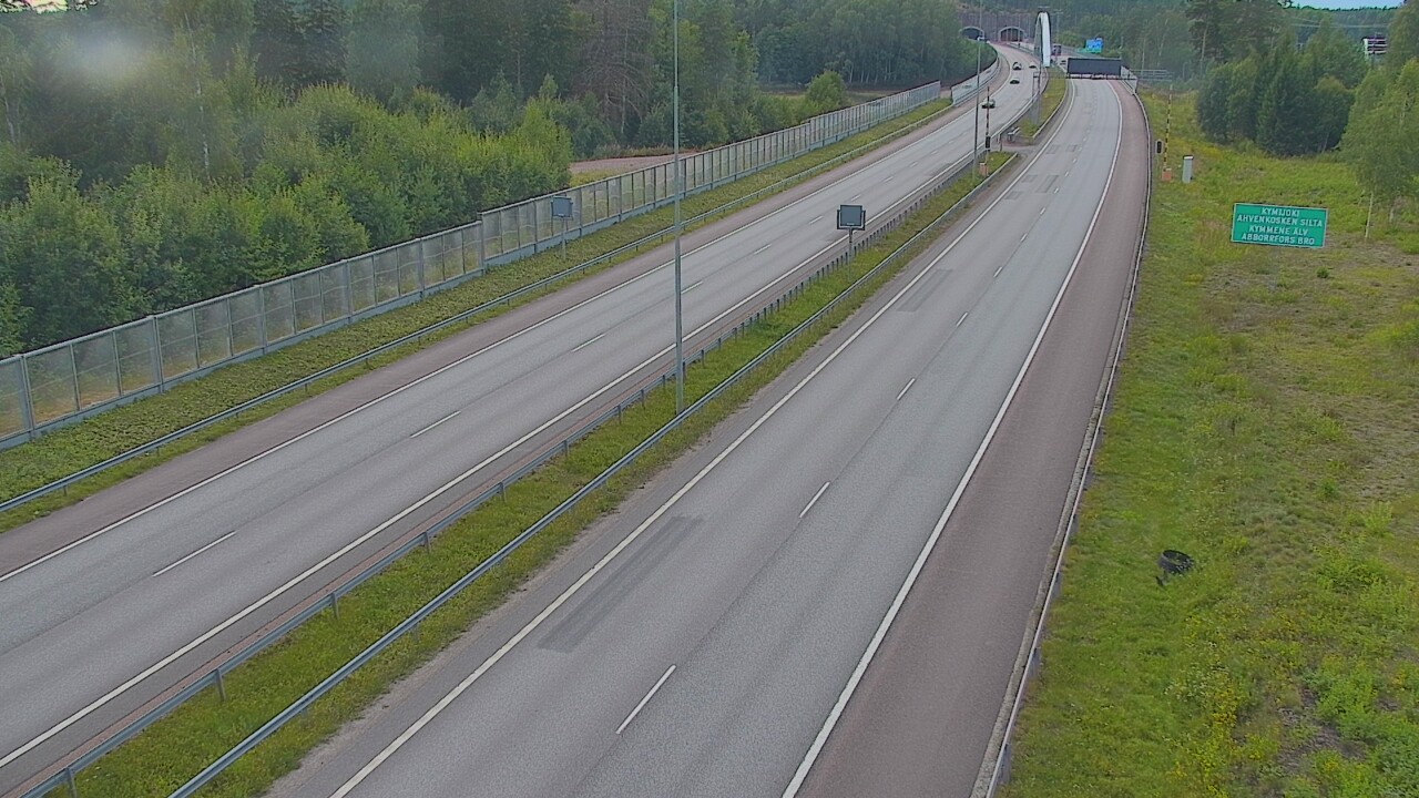 Kelikamerat Kuva Tie 7 Pyhtää Markkinamäki, puomi, itä, Pyhtää, Kymenlaakso