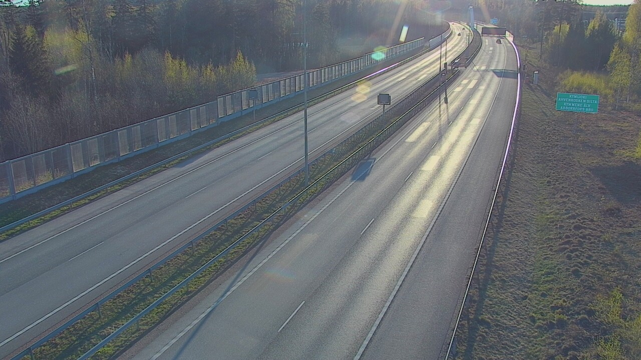 Kelikamerat Kuva Tie 7 Pyhtää Markkinamäki, puomi, itä, Pyhtää, Kymenlaakso