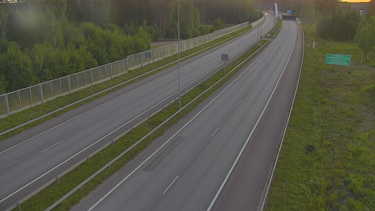 Kelikamerat Kuva Tie 7 Pyhtää Markkinamäki, puomi, itä, Pyhtää, Kymenlaakso