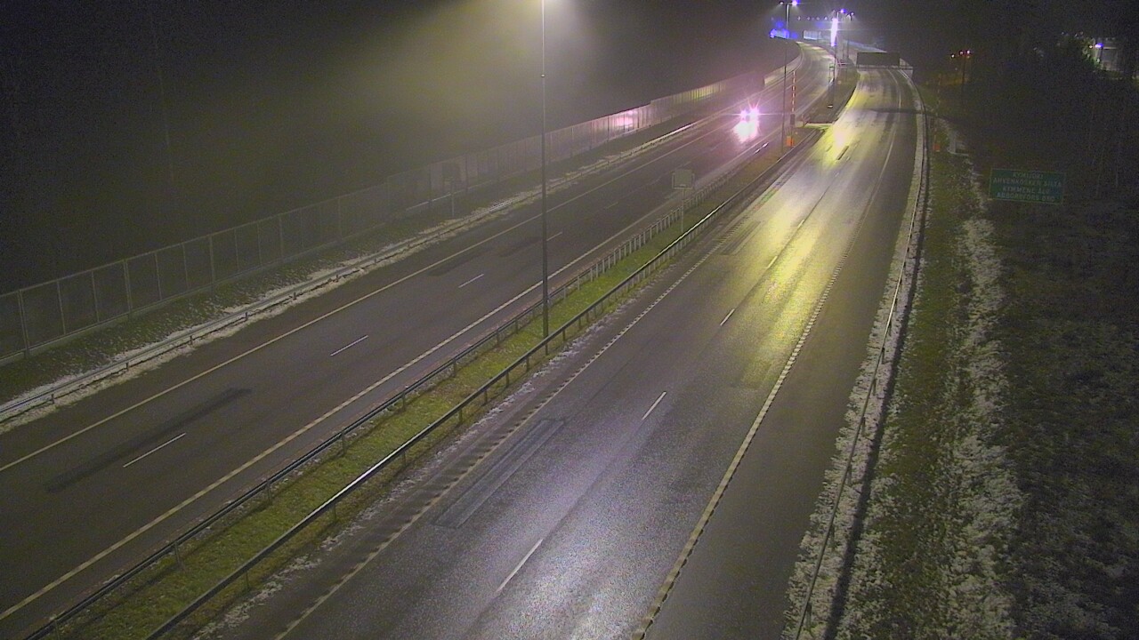 Weather Camera Image Väg 7 Pyttis Marnadsbacken , bom, öst, Pyhtää, Kymenlaakso