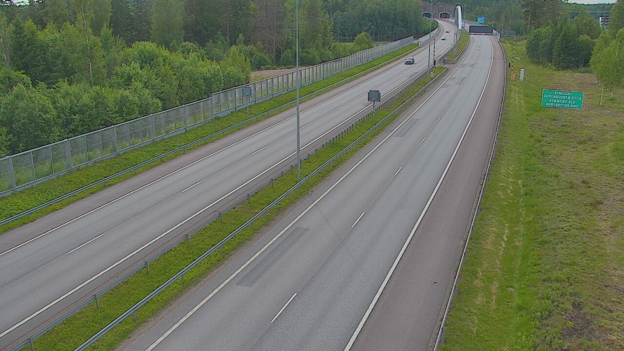 Kelikamerat Kuva Tie 7 Pyhtää Markkinamäki, puomi, itä, Pyhtää, Kymenlaakso