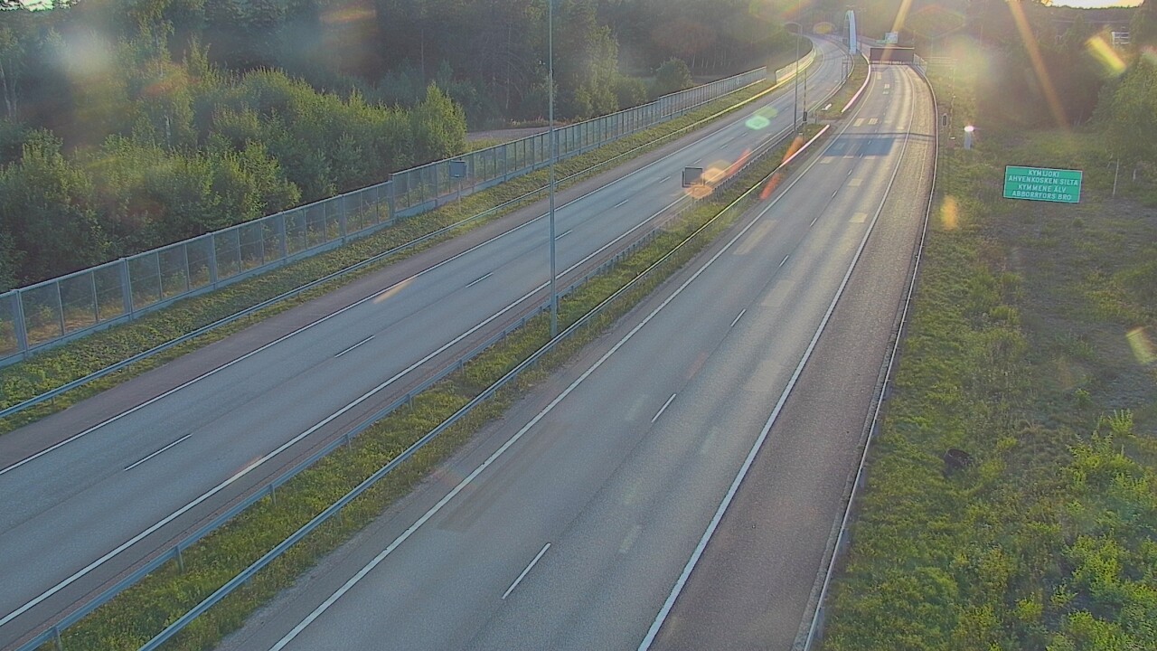 Kelikamerat Kuva Tie 7 Pyhtää Markkinamäki, puomi, itä, Pyhtää, Kymenlaakso