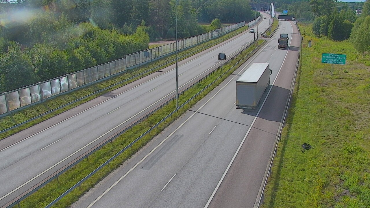 Kelikamerat Kuva Tie 7 Pyhtää Markkinamäki, puomi, itä, Pyhtää, Kymenlaakso