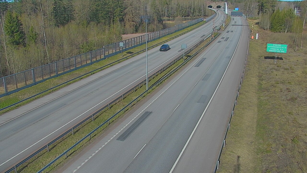 Kelikamerat Kuva Tie 7 Pyhtää Markkinamäki, puomi, itä, Pyhtää, Kymenlaakso