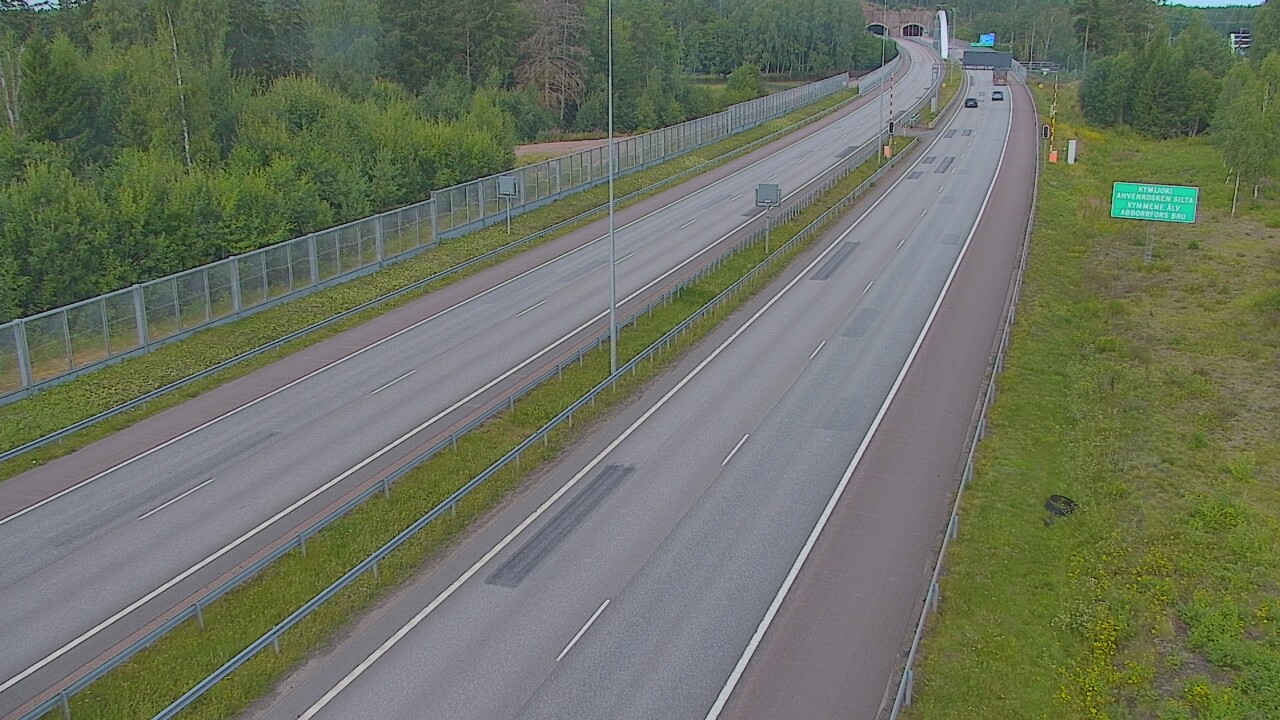 Kelikamerat Kuva Tie 7 Pyhtää Markkinamäki, puomi, itä, Pyhtää, Kymenlaakso