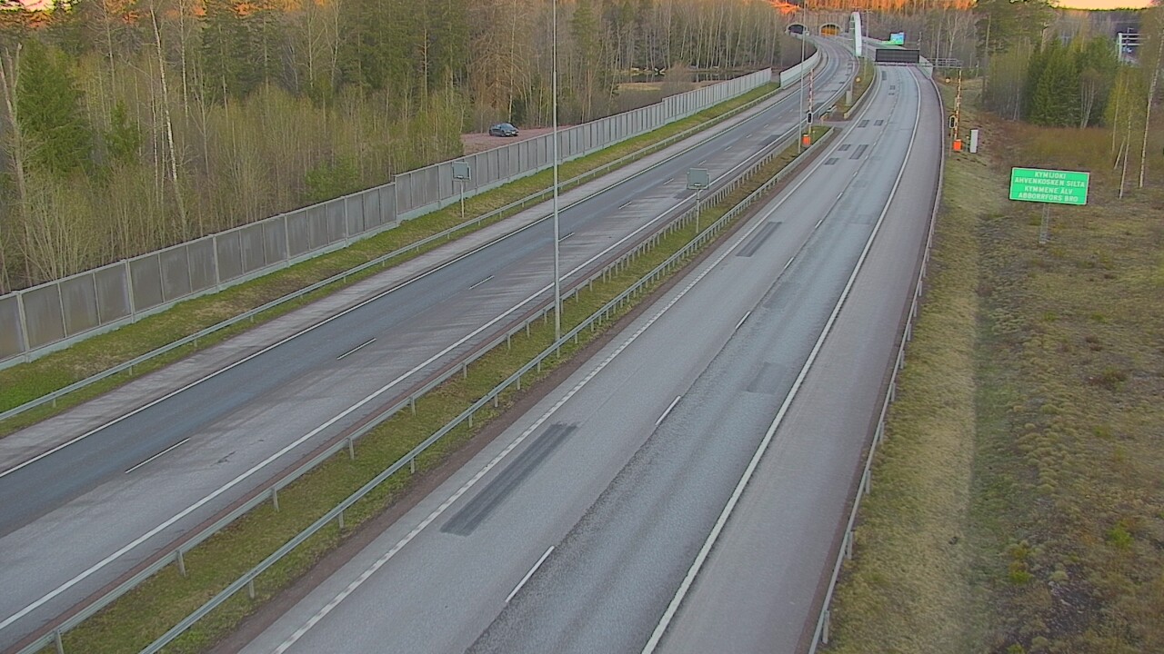 Kelikamerat Kuva Tie 7 Pyhtää Markkinamäki, puomi, itä, Pyhtää, Kymenlaakso