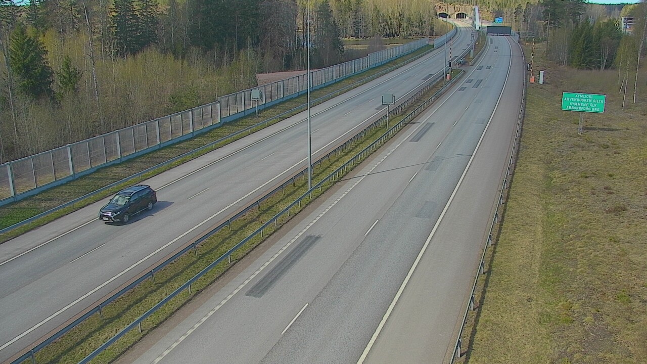 Kelikamerat Kuva Tie 7 Pyhtää Markkinamäki, puomi, itä, Pyhtää, Kymenlaakso