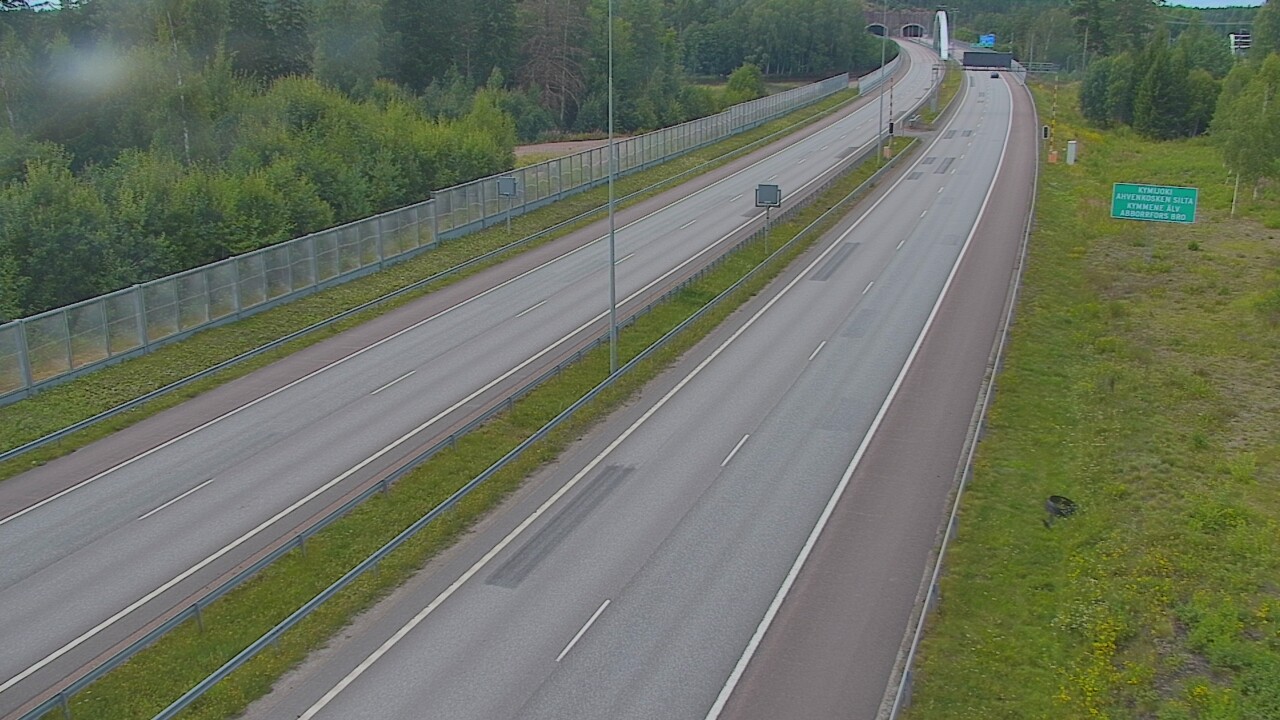 Kelikamerat Kuva Tie 7 Pyhtää Markkinamäki, puomi, itä, Pyhtää, Kymenlaakso