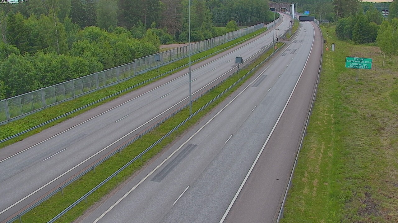 Kelikamerat Kuva Tie 7 Pyhtää Markkinamäki, puomi, itä, Pyhtää, Kymenlaakso
