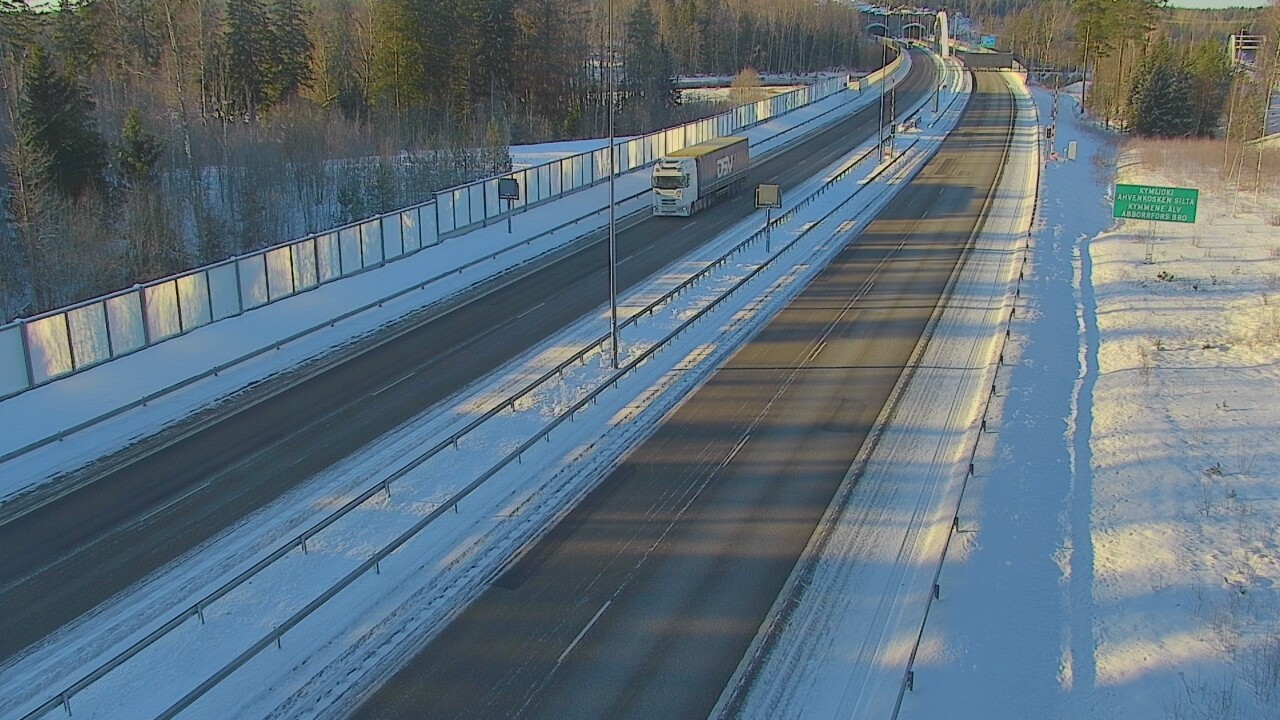 Kelikamerat Kuva Tie 7 Pyhtää Markkinamäki, puomi, itä, Pyhtää, Kymenlaakso
