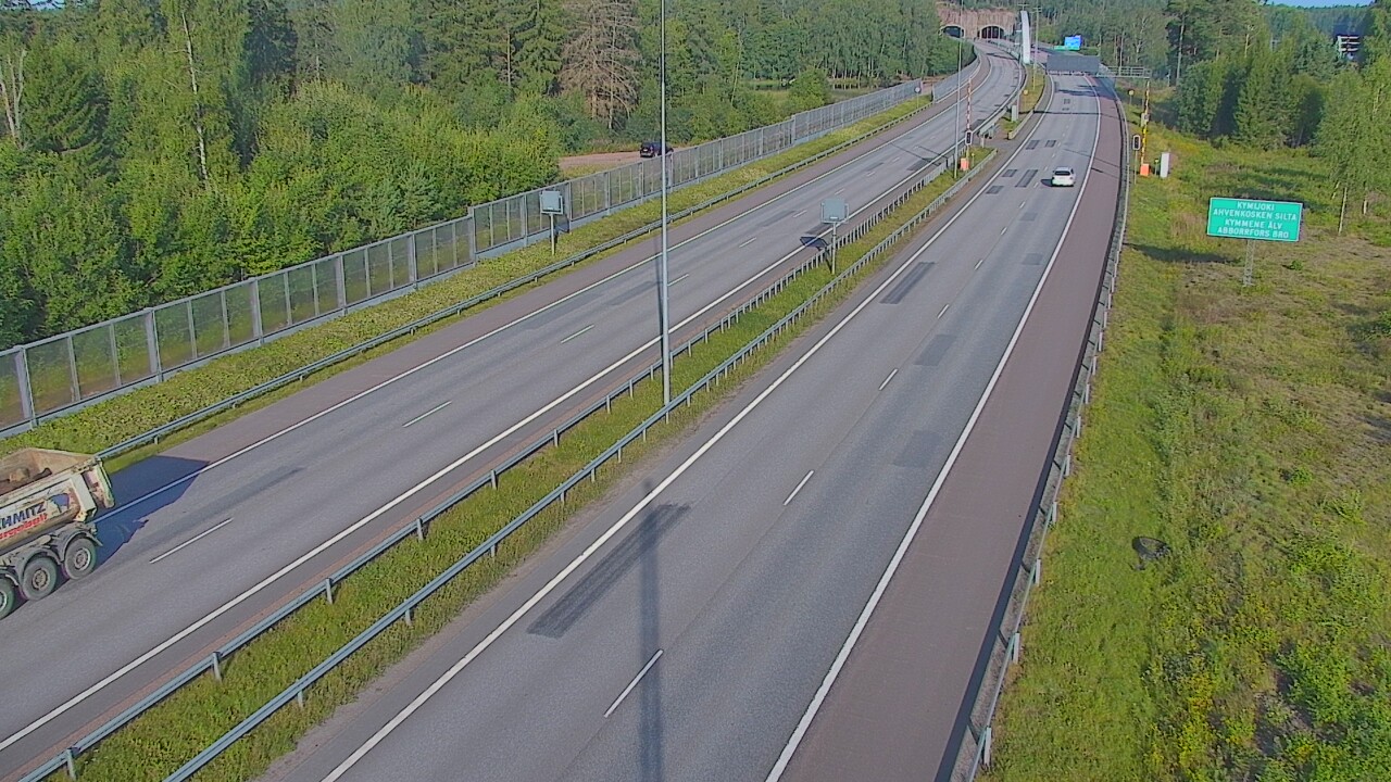 Weather Camera Image Road 7 Pyhtää Markkinamäki, boom, east, Pyhtää, Kymenlaakso