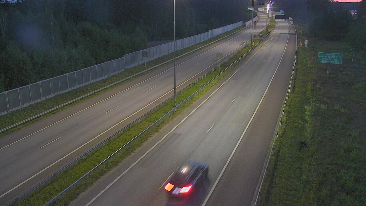 Kelikamerat Kuva Tie 7 Pyhtää Markkinamäki, puomi, itä, Pyhtää, Kymenlaakso