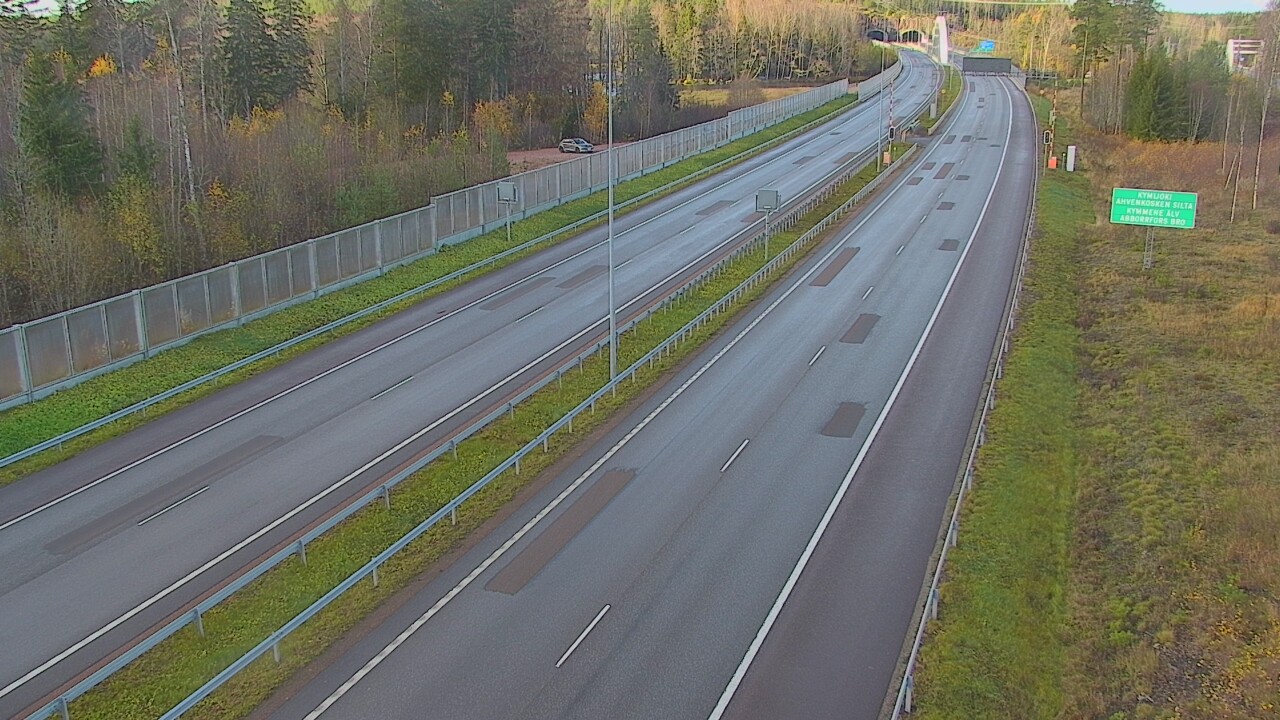 Kelikamerat Kuva Tie 7 Pyhtää Markkinamäki, puomi, itä, Pyhtää, Kymenlaakso