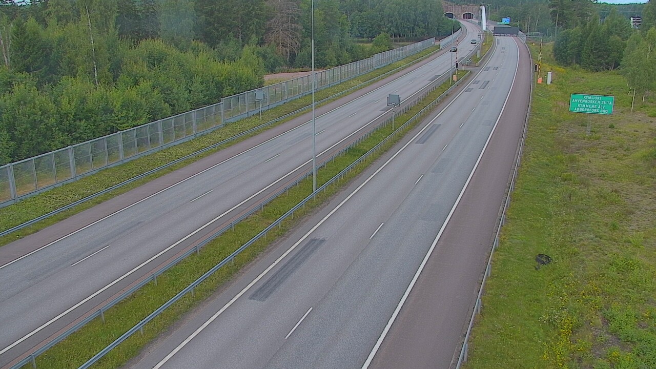 Kelikamerat Kuva Tie 7 Pyhtää Markkinamäki, puomi, itä, Pyhtää, Kymenlaakso