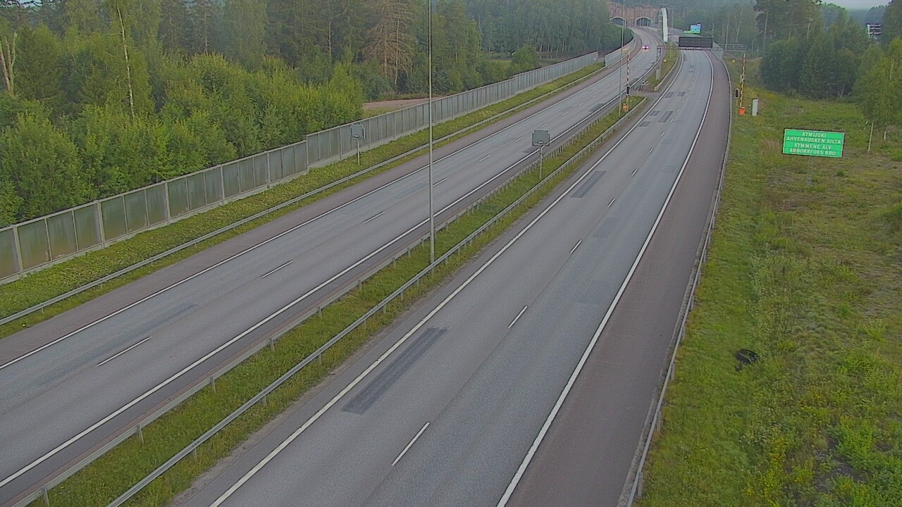 Kelikamerat Kuva Tie 7 Pyhtää Markkinamäki, puomi, itä, Pyhtää, Kymenlaakso