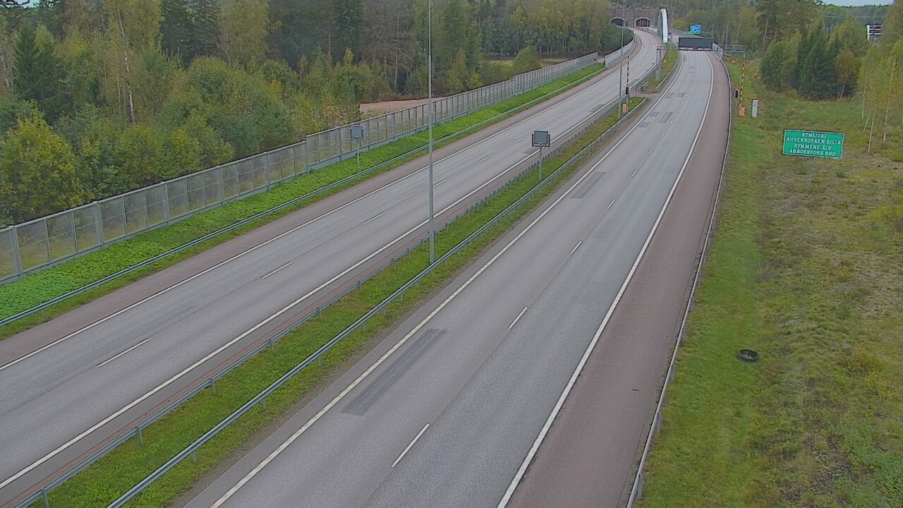 Kelikamerat Kuva Tie 7 Pyhtää Markkinamäki, puomi, itä, Pyhtää, Kymenlaakso