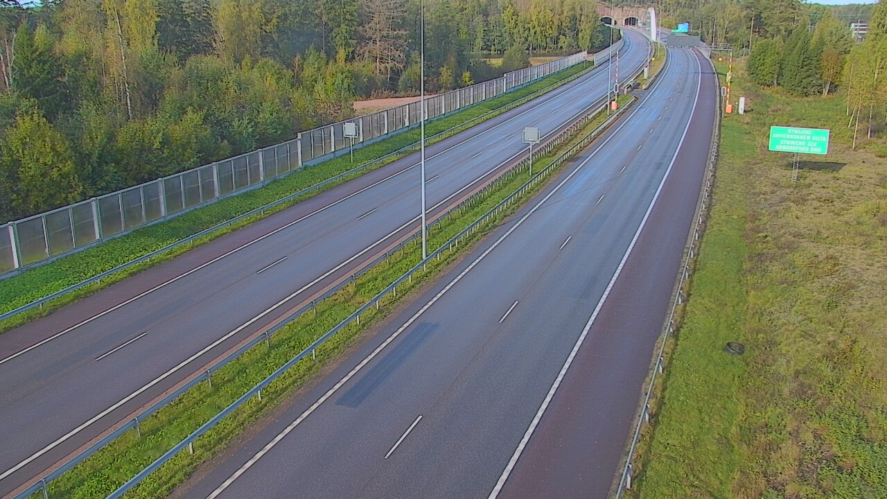 Kelikamerat Kuva Tie 7 Pyhtää Markkinamäki, puomi, itä, Pyhtää, Kymenlaakso