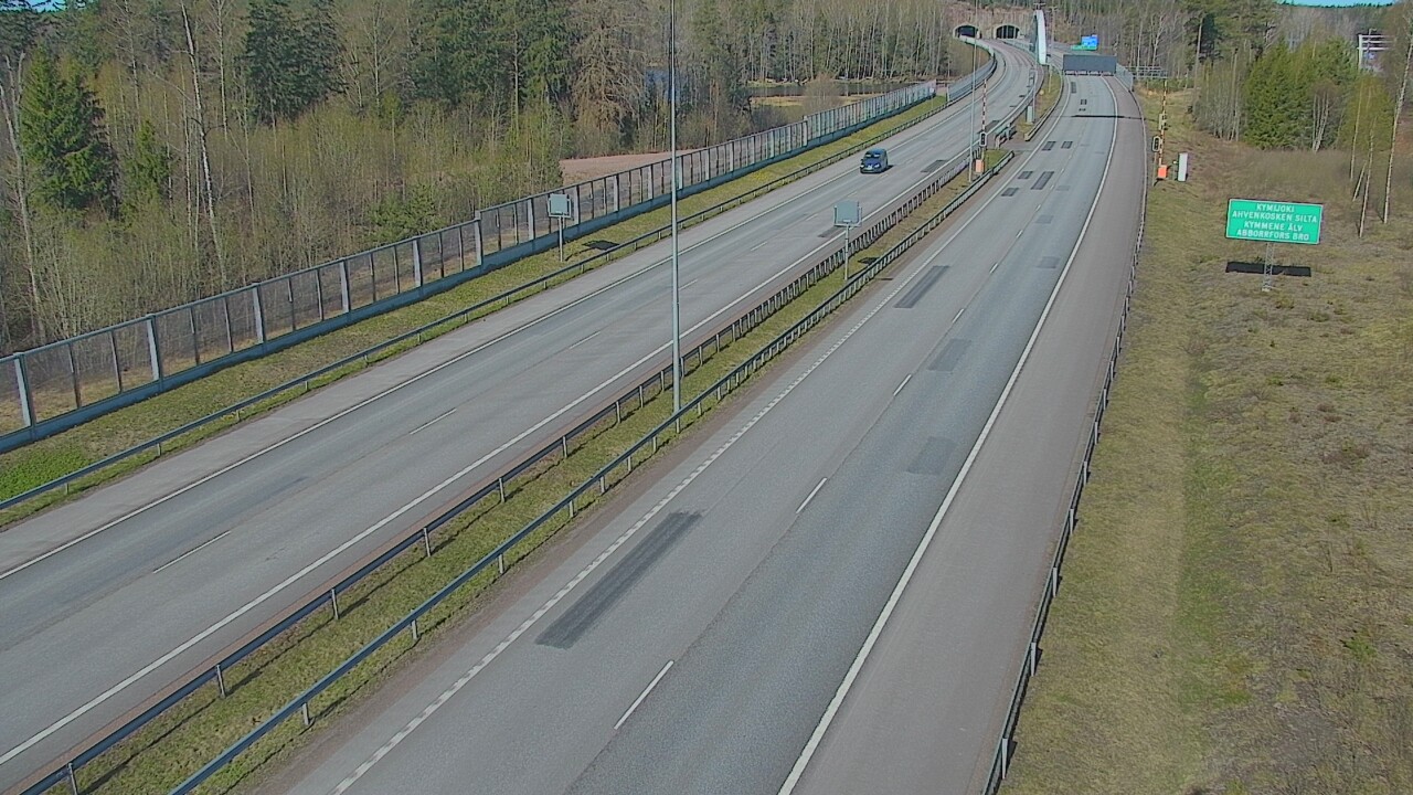 Kelikamerat Kuva Tie 7 Pyhtää Markkinamäki, puomi, itä, Pyhtää, Kymenlaakso