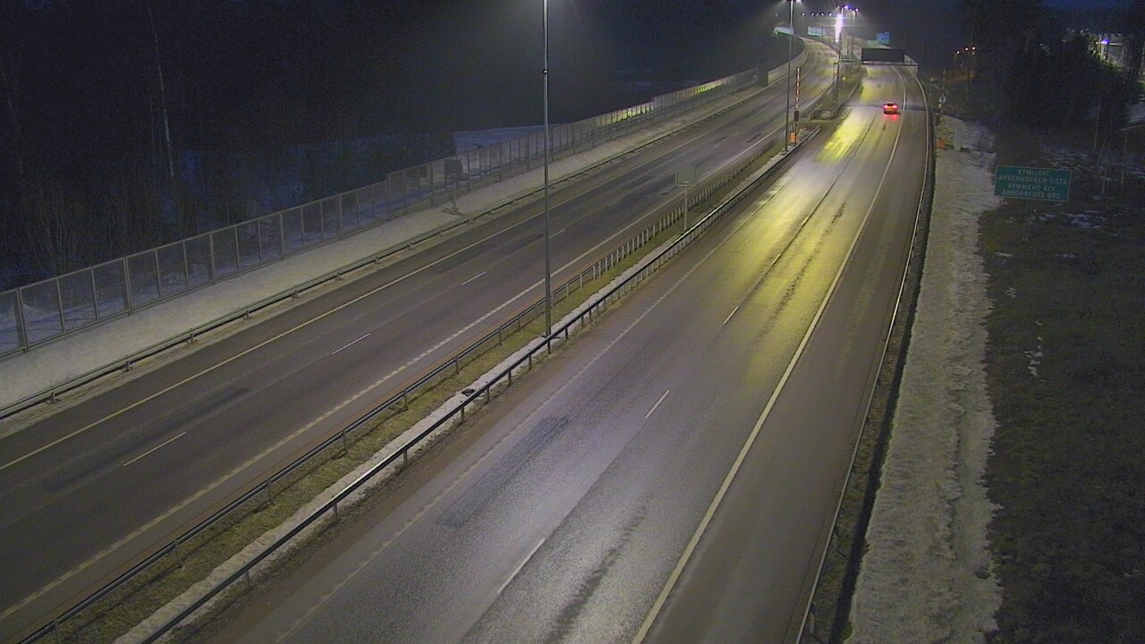 Kelikamerat Kuva Tie 7 Pyhtää Markkinamäki, puomi, itä, Pyhtää, Kymenlaakso