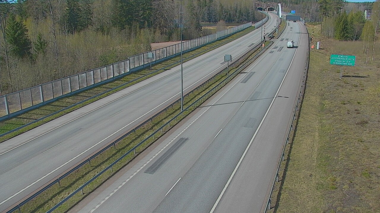 Kelikamerat Kuva Tie 7 Pyhtää Markkinamäki, puomi, itä, Pyhtää, Kymenlaakso