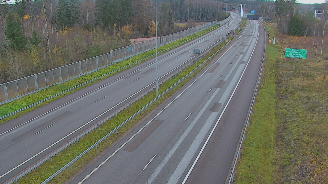 Kelikamerat Kuva Tie 7 Pyhtää Markkinamäki, puomi, itä, Pyhtää, Kymenlaakso