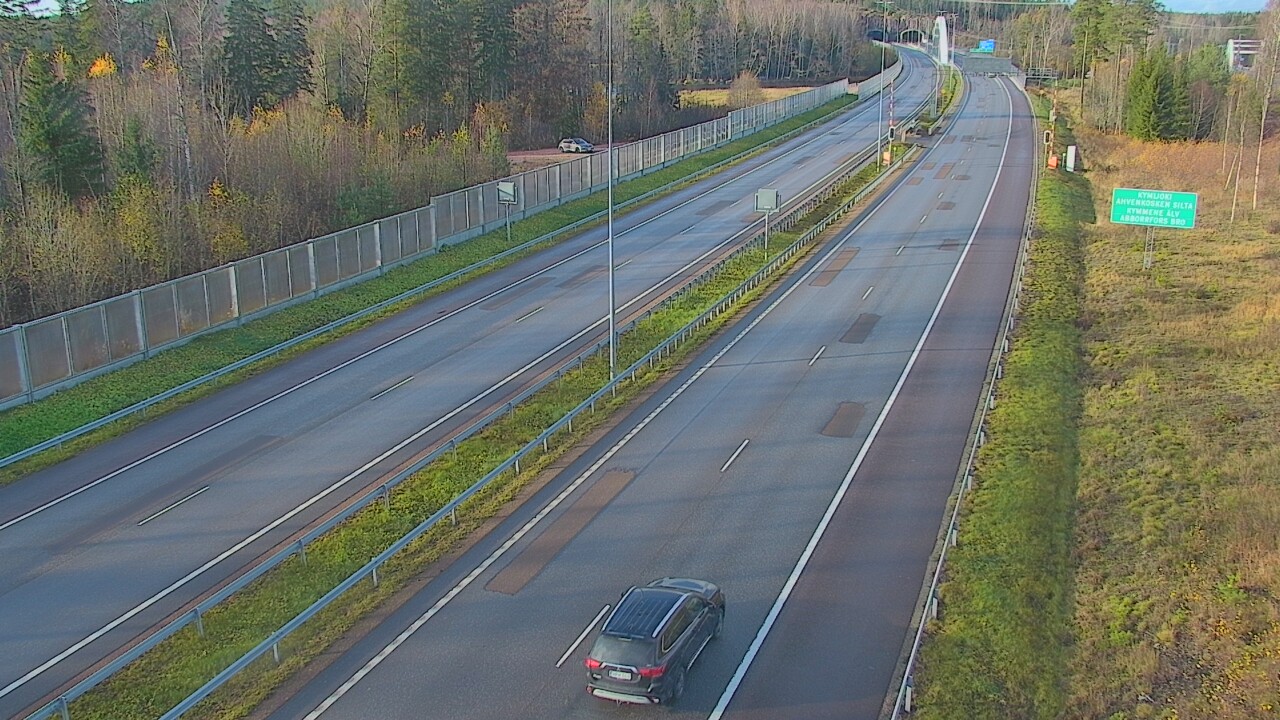 Kelikamerat Kuva Tie 7 Pyhtää Markkinamäki, puomi, itä, Pyhtää, Kymenlaakso