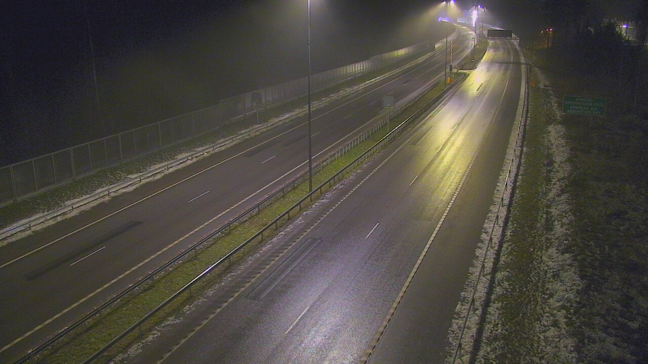 Weather Camera Image Väg 7 Pyttis Marnadsbacken , bom, öst, Pyhtää, Kymenlaakso