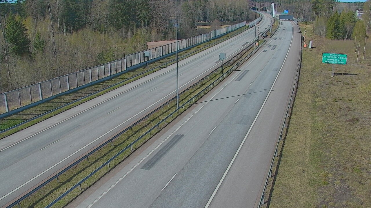 Kelikamerat Kuva Tie 7 Pyhtää Markkinamäki, puomi, itä, Pyhtää, Kymenlaakso