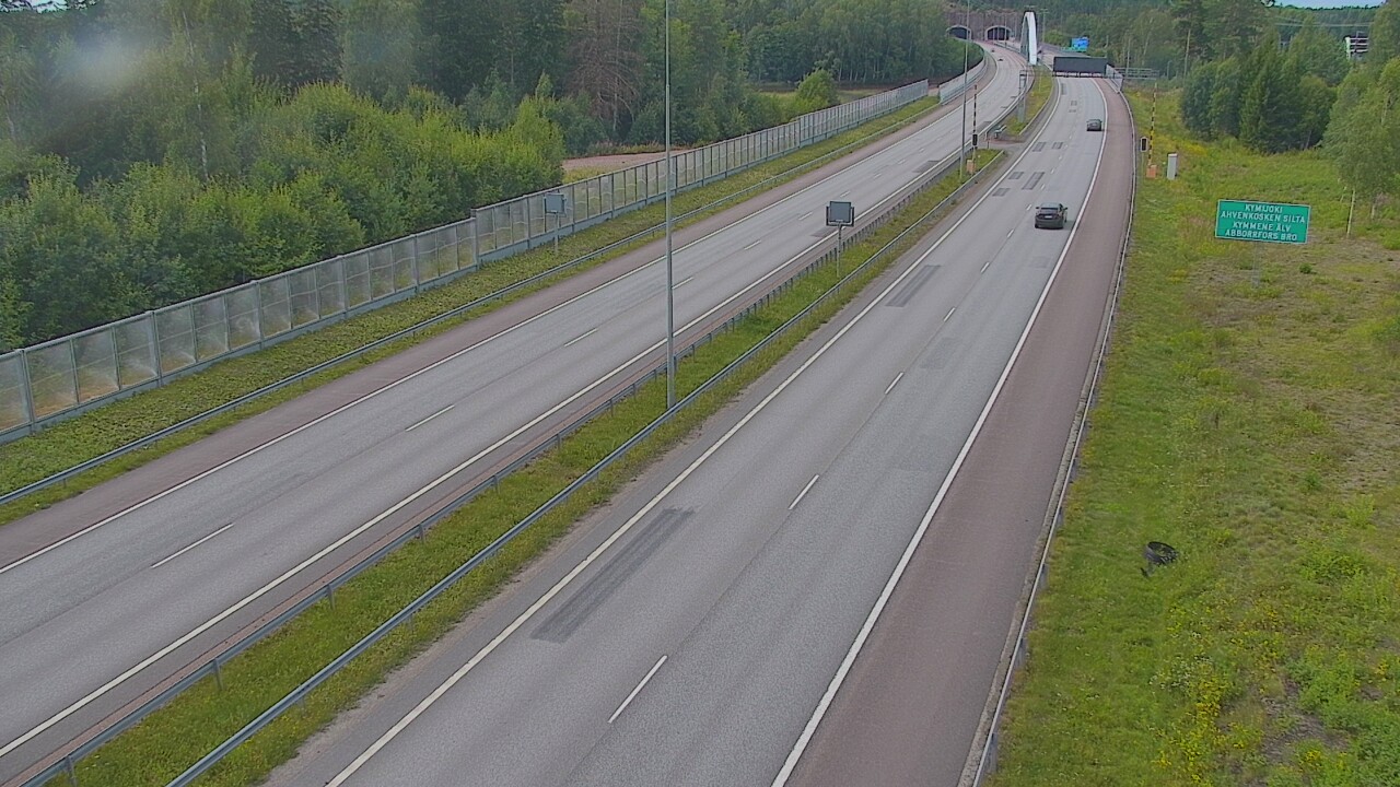 Kelikamerat Kuva Tie 7 Pyhtää Markkinamäki, puomi, itä, Pyhtää, Kymenlaakso