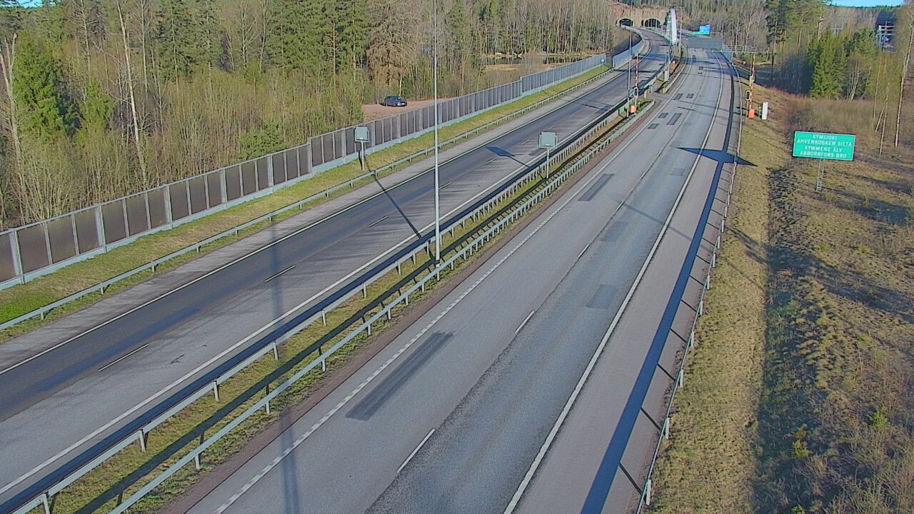 Kelikamerat Kuva Tie 7 Pyhtää Markkinamäki, puomi, itä, Pyhtää, Kymenlaakso