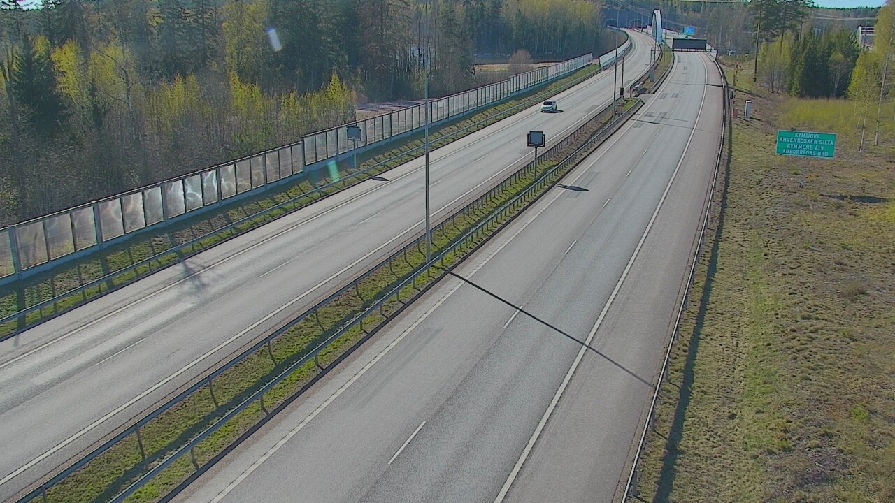 Kelikamerat Kuva Tie 7 Pyhtää Markkinamäki, puomi, itä, Pyhtää, Kymenlaakso