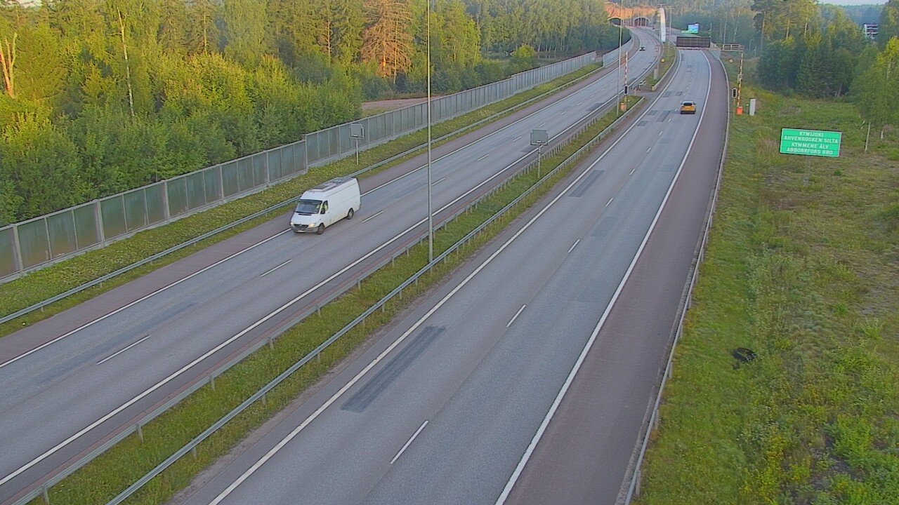 Kelikamerat Kuva Tie 7 Pyhtää Markkinamäki, puomi, itä, Pyhtää, Kymenlaakso