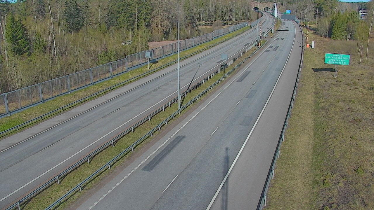 Kelikamerat Kuva Tie 7 Pyhtää Markkinamäki, puomi, itä, Pyhtää, Kymenlaakso