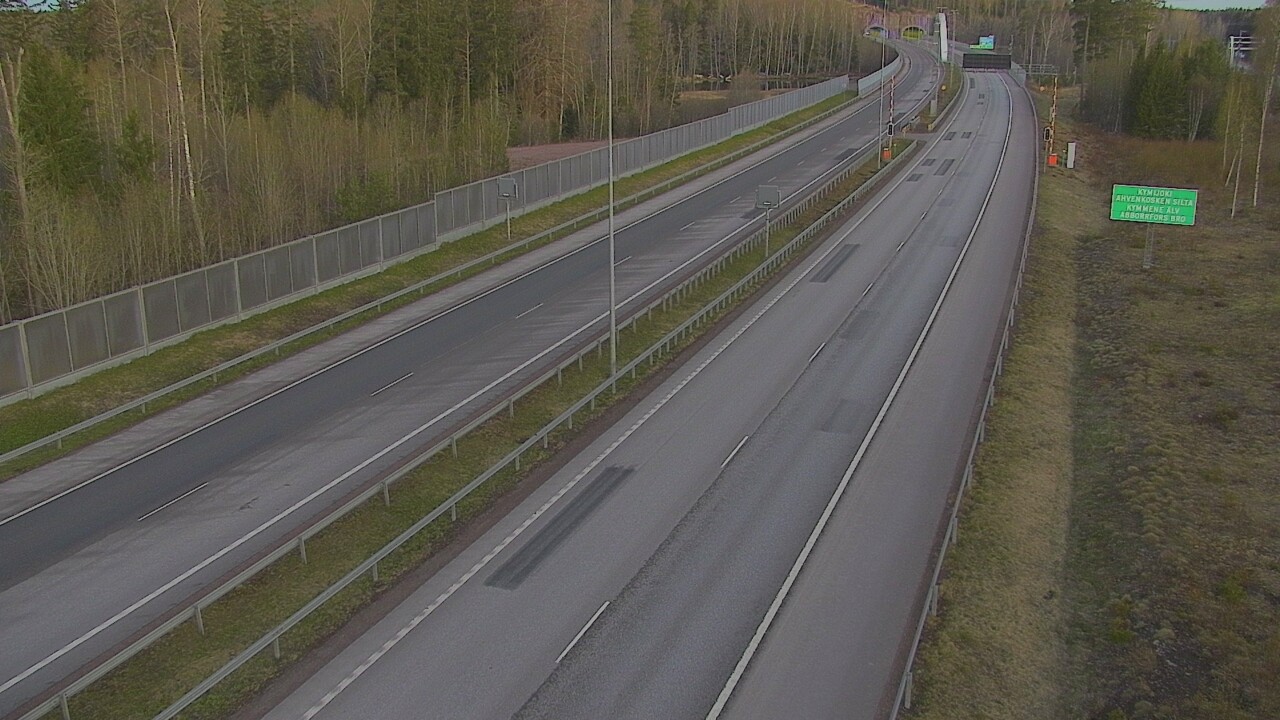 Kelikamerat Kuva Tie 7 Pyhtää Markkinamäki, puomi, itä, Pyhtää, Kymenlaakso