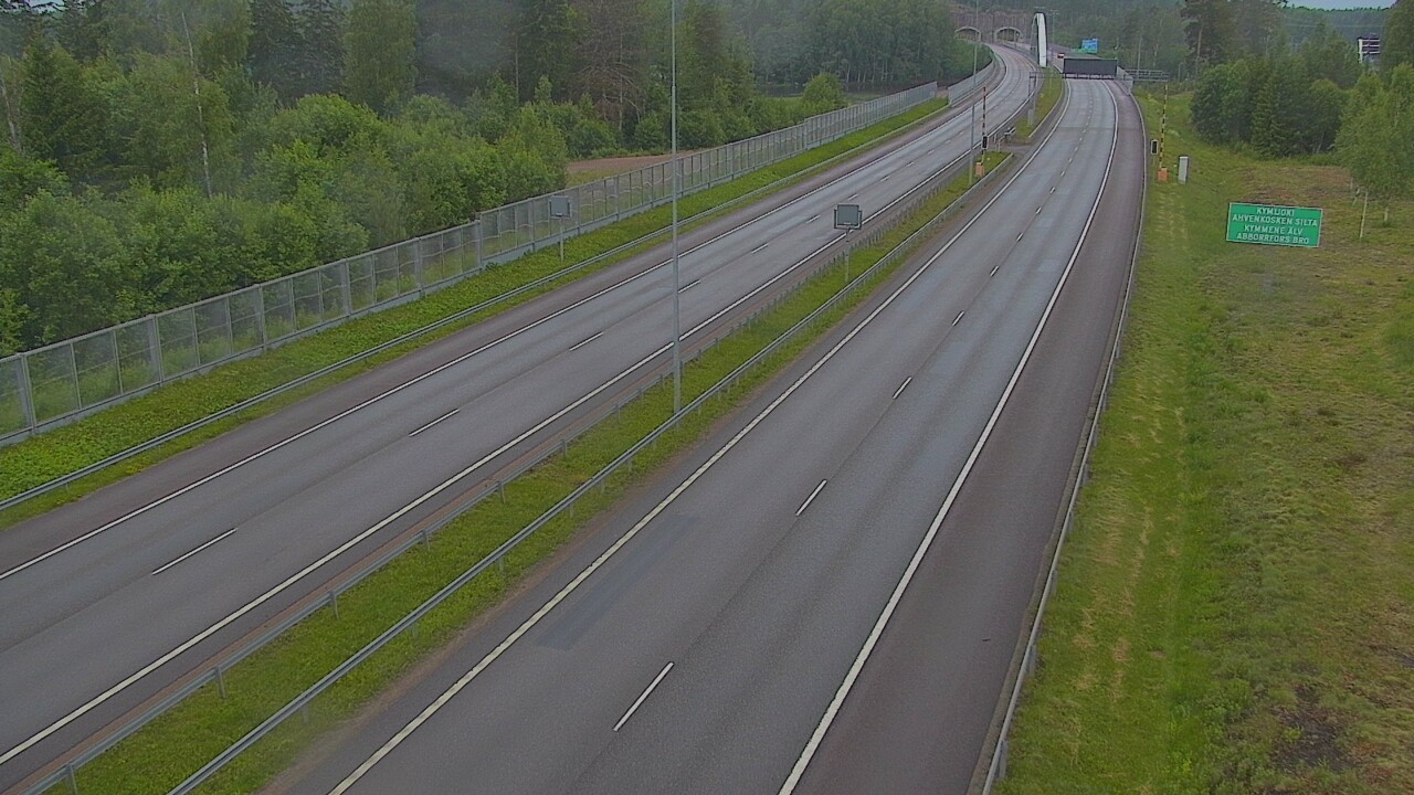 Kelikamerat Kuva Tie 7 Pyhtää Markkinamäki, puomi, itä, Pyhtää, Kymenlaakso