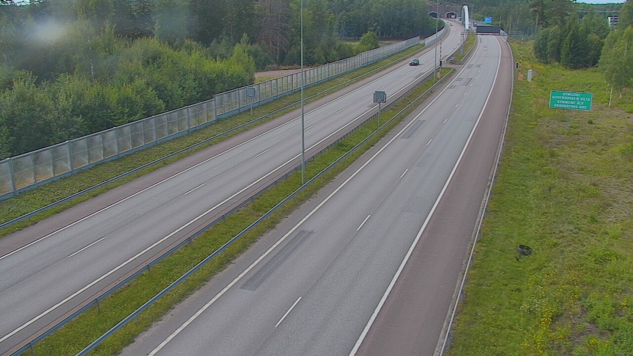 Kelikamerat Kuva Tie 7 Pyhtää Markkinamäki, puomi, itä, Pyhtää, Kymenlaakso