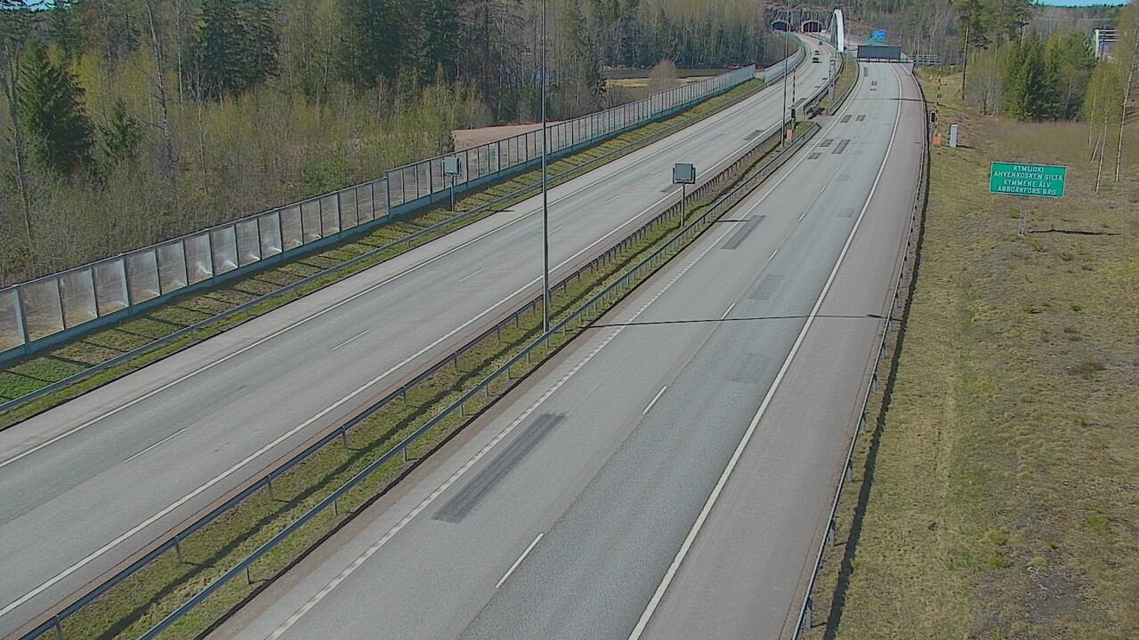 Kelikamerat Kuva Tie 7 Pyhtää Markkinamäki, puomi, itä, Pyhtää, Kymenlaakso