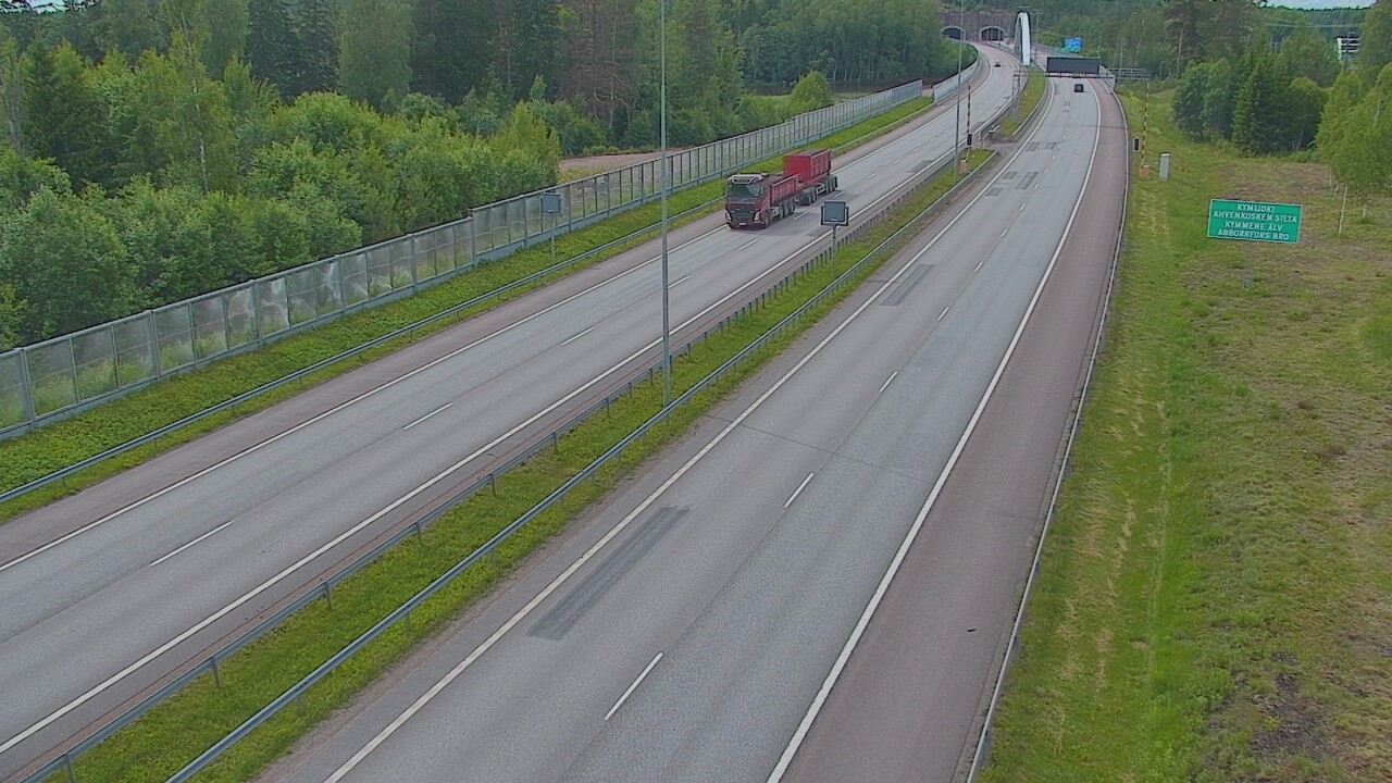 Kelikamerat Kuva Tie 7 Pyhtää Markkinamäki, puomi, itä, Pyhtää, Kymenlaakso