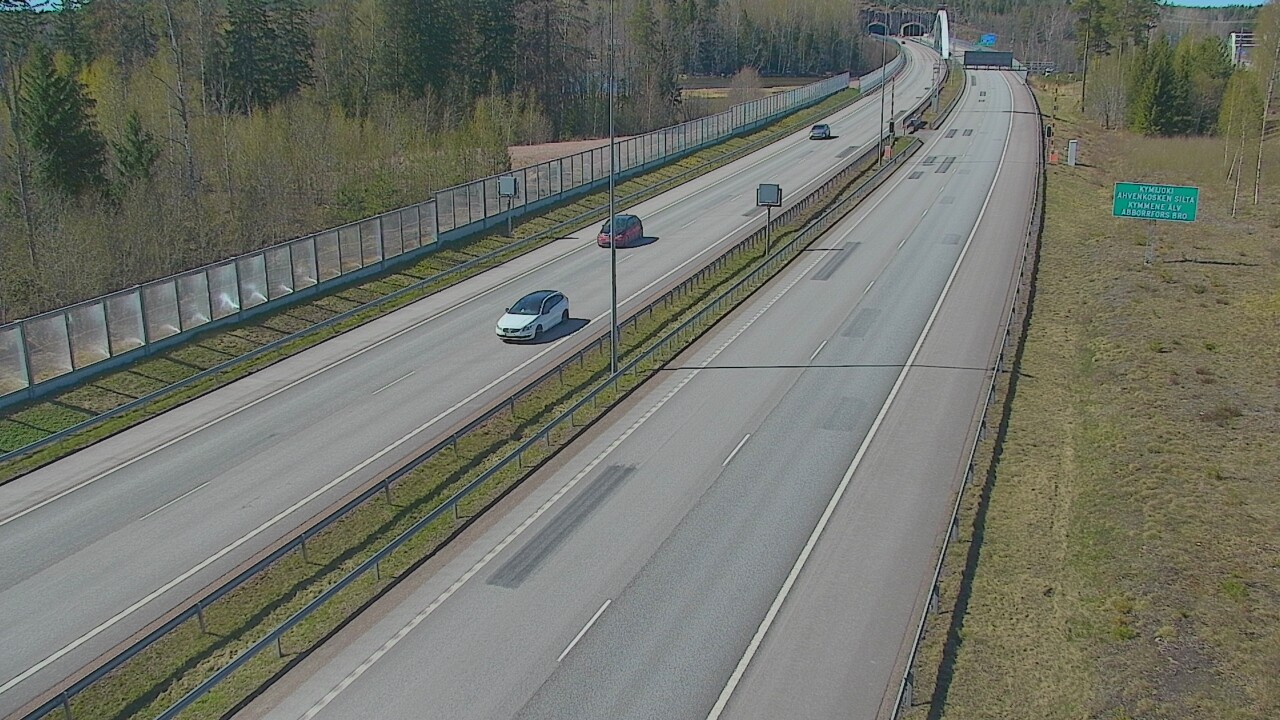 Kelikamerat Kuva Tie 7 Pyhtää Markkinamäki, puomi, itä, Pyhtää, Kymenlaakso