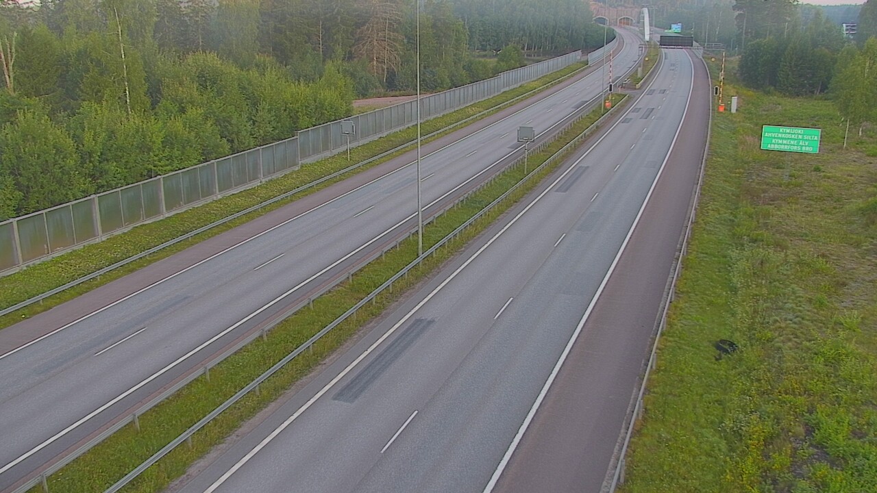 Kelikamerat Kuva Tie 7 Pyhtää Markkinamäki, puomi, itä, Pyhtää, Kymenlaakso