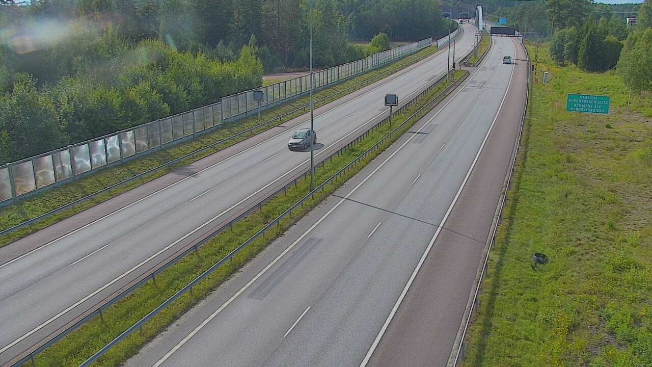 Kelikamerat Kuva Tie 7 Pyhtää Markkinamäki, puomi, itä, Pyhtää, Kymenlaakso
