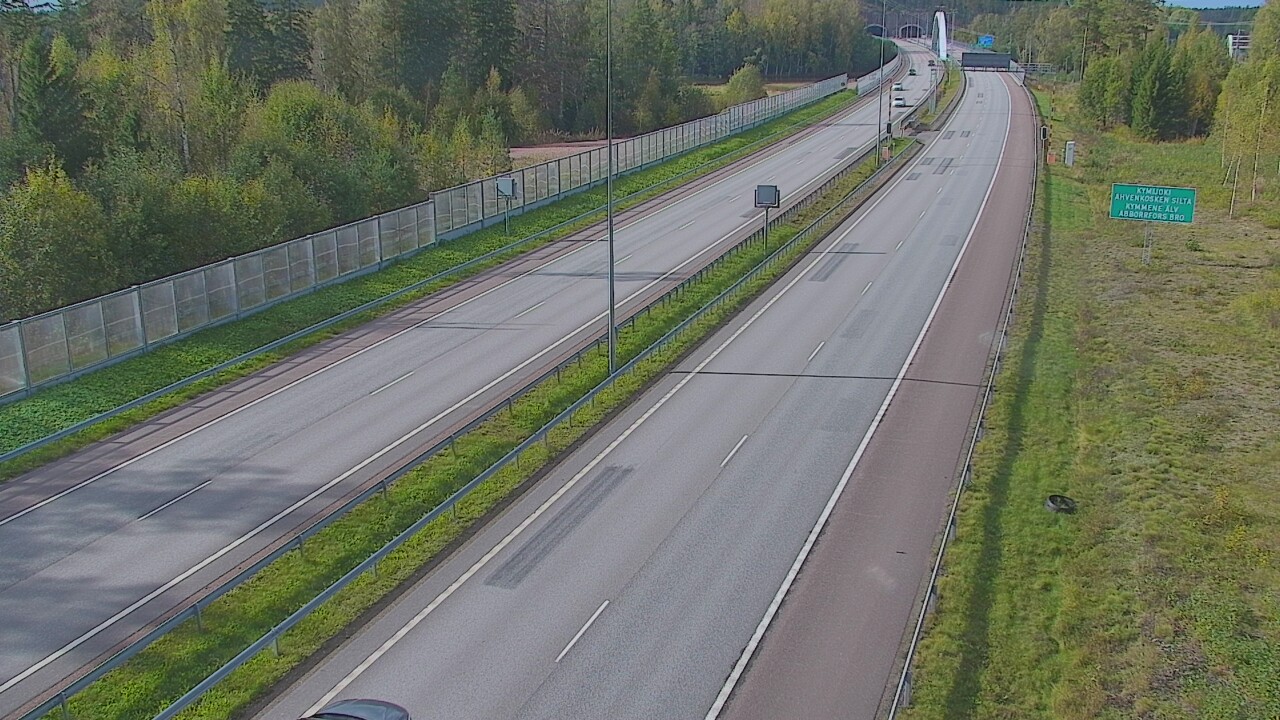 Kelikamerat Kuva Tie 7 Pyhtää Markkinamäki, puomi, itä, Pyhtää, Kymenlaakso