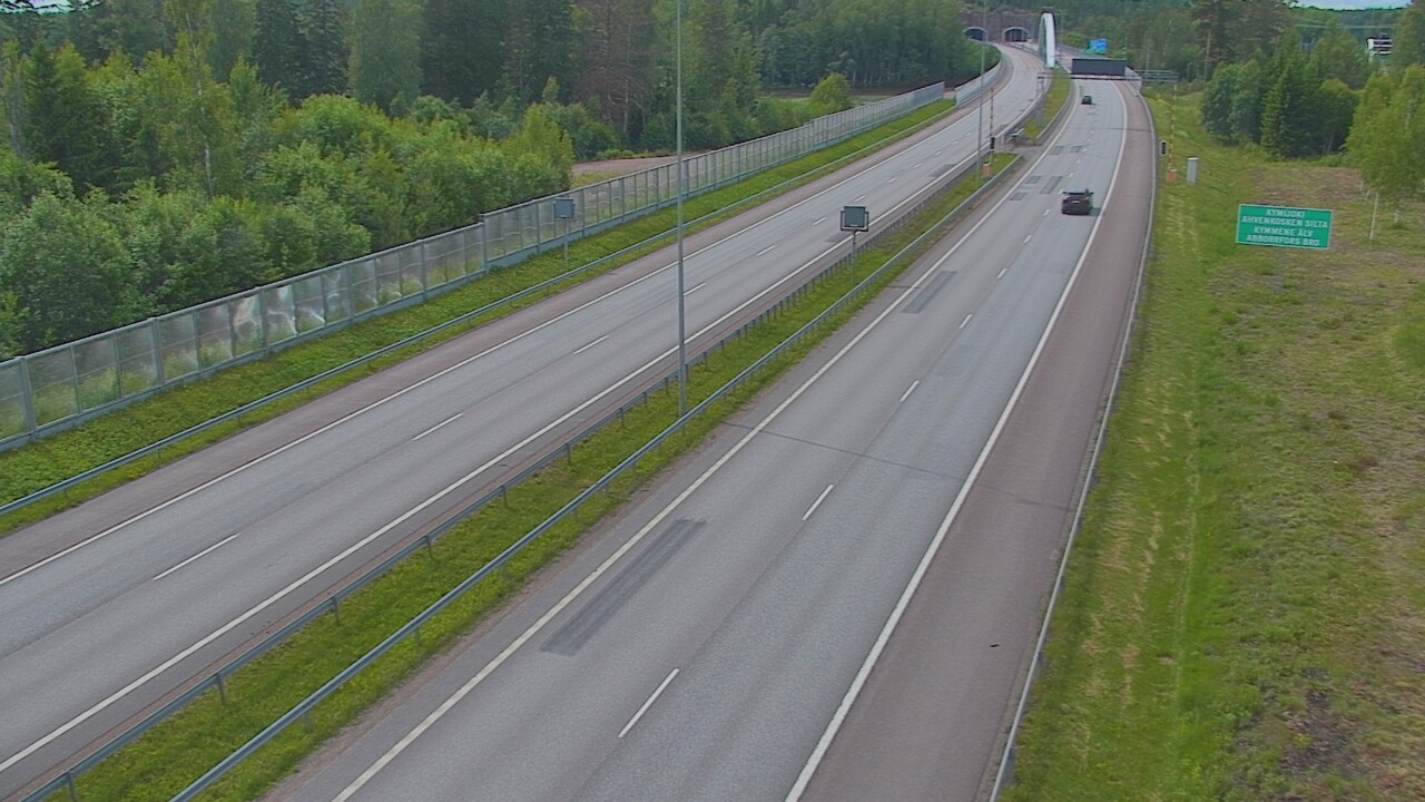 Kelikamerat Kuva Tie 7 Pyhtää Markkinamäki, puomi, itä, Pyhtää, Kymenlaakso