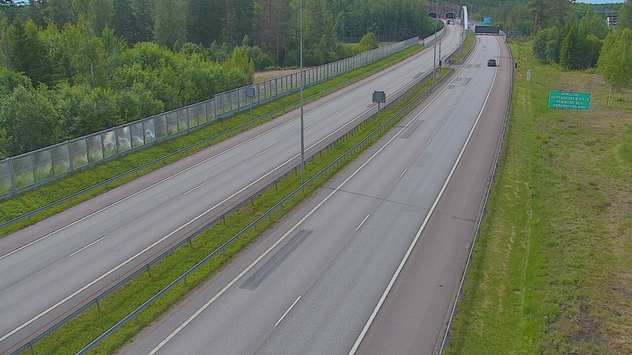 Kelikamerat Kuva Tie 7 Pyhtää Markkinamäki, puomi, itä, Pyhtää, Kymenlaakso
