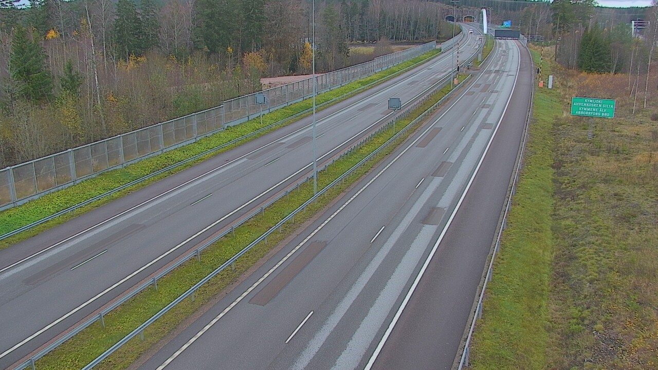 Kelikamerat Kuva Tie 7 Pyhtää Markkinamäki, puomi, itä, Pyhtää, Kymenlaakso